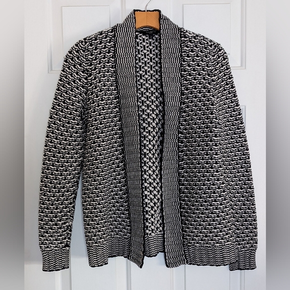 Talbots Classic Open Front Knit Cardigan Sweater - Picture 1 of 7
